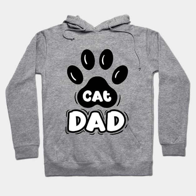 Cat Dad shirt Hoodie by zebra13